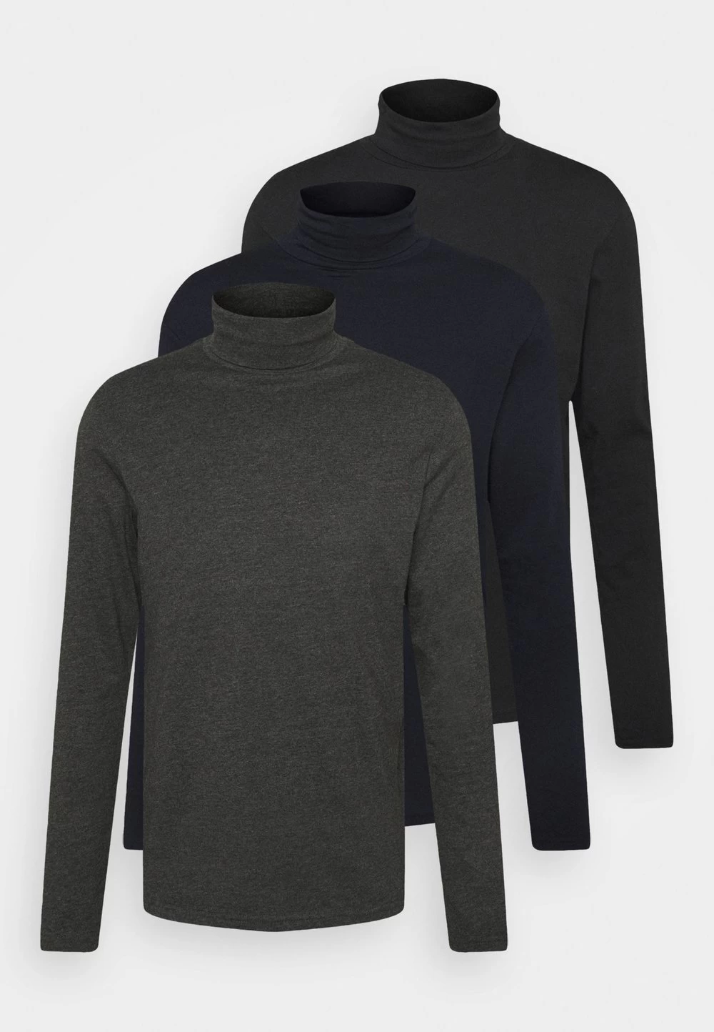 Prix Incroyables Pier One 3 PACK – T-shirt à Manches Longues T-shirts & Polos Col Roulé Homme 7 Prix Incroyables Pier One 3 PACK – T-shirt à Manches Longues T-shirts & Polos Col Roulé Homme – Image 7