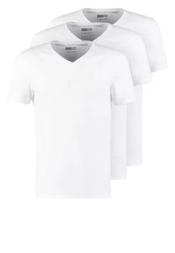 Pier One 3 PACK – T-shirt Basique Qualité Absolue T-shirts & Polos Col En V Homme