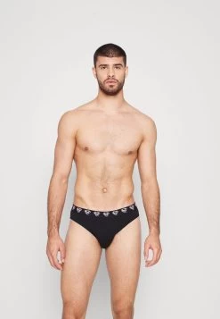 Prix Bradés Pier One Slip – Blue/red/black Sous-vêtements Normale Homme