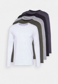 Pier One Prix Gelé 5 PACK – T-shirt à Manches Longues T-shirts & Polos Col Rond Homme -Pier One Boutique 1811e4e1633c4594abae2f43c4e4d170