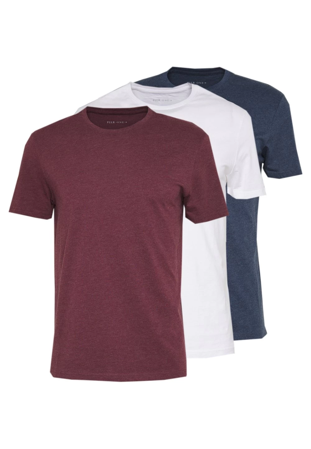 Prix Gelé Pier One 3 PACK – T-shirt Basique T-shirts Col Rond Homme 14 Prix Gelé Pier One 3 PACK – T-shirt Basique T-shirts Col Rond Homme – Image 14