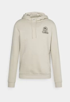 Plus Bas Prix De Vente Pier One FLORAL HOODIE – Sweatshirt – Tan Sweats & Hoodies Capuche Homme