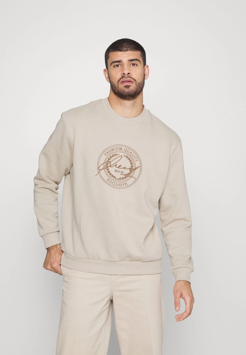 Pier One Prix Raisonnable Sweatshirt Sweats & Hoodies Col Rond Homme
