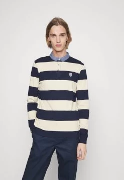 Pier One Polo – Dark Blue/mottled Beige Prix Sympa T-shirts & Polos Col Polo Homme