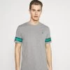 Réduction Pier One T-shirt Imprimé T-shirts Col Rond Homme