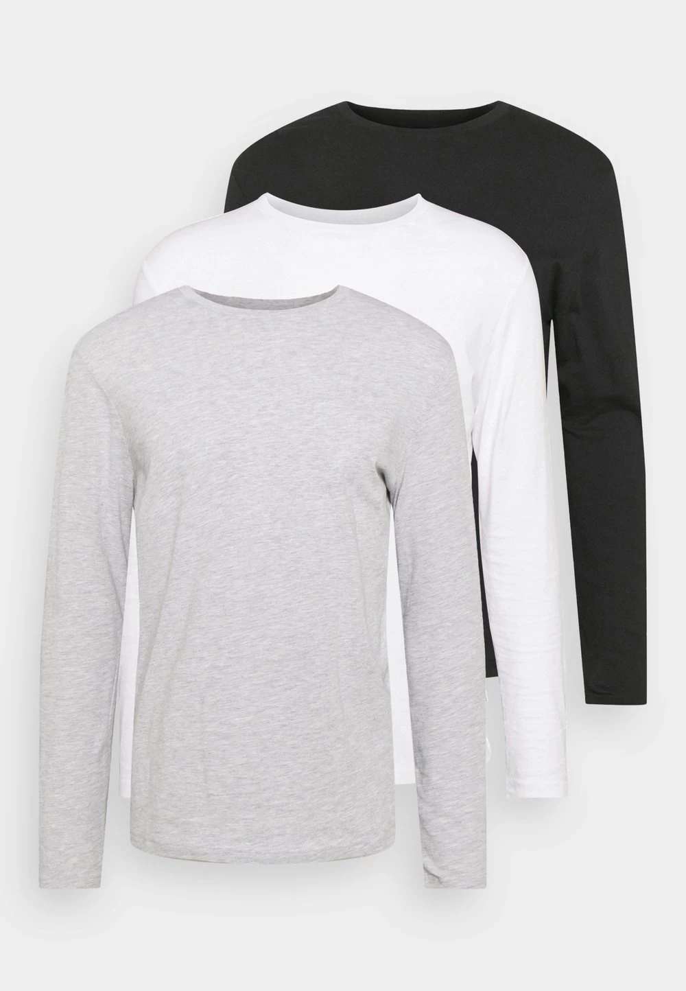 Prix Réduit Pier One 3 PACK – T-shirt à Manches Longues T-shirts Col Rond Homme 10 Prix Réduit Pier One 3 PACK – T-shirt à Manches Longues T-shirts Col Rond Homme – Image 10