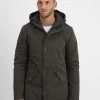Pier One Qualité Supérieure Parka Manteaux Capuche Homme