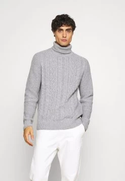 Promos Pier One NEW CABLE TURTLENECK JUMPER – Pullover Pulls & Gilets Col Roulé Homme