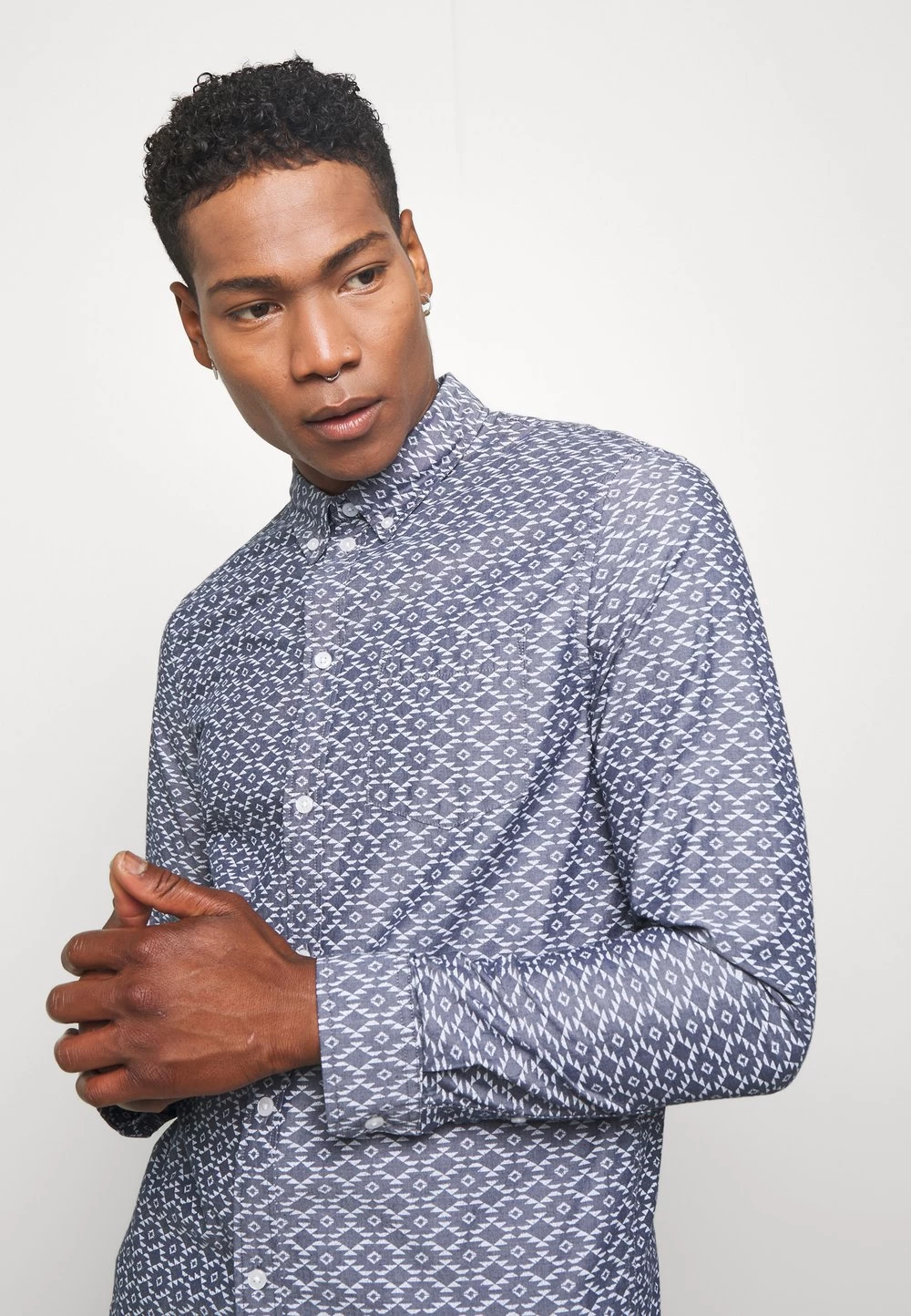 Pas Cher Pier One Chemise Chemises Col à Boutons Homme 1 Pas Cher Pier One Chemise Chemises Col à Boutons Homme