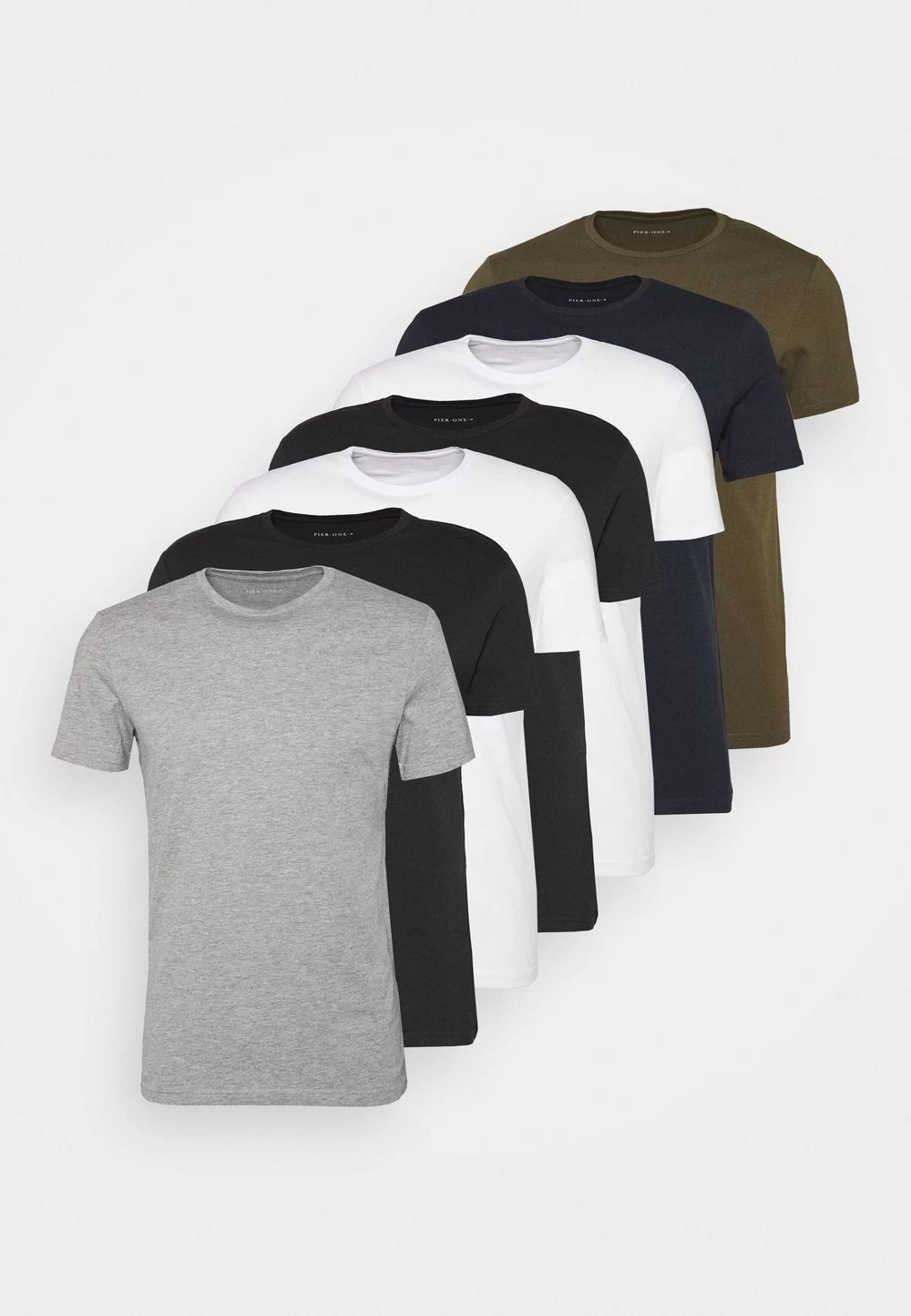 Pier One Soldes En Ligne 7 PACK – T-shirt Basique T-shirts Col Rond Homme 6 Pier One Soldes En Ligne 7 PACK – T-shirt Basique T-shirts Col Rond Homme – Image 6