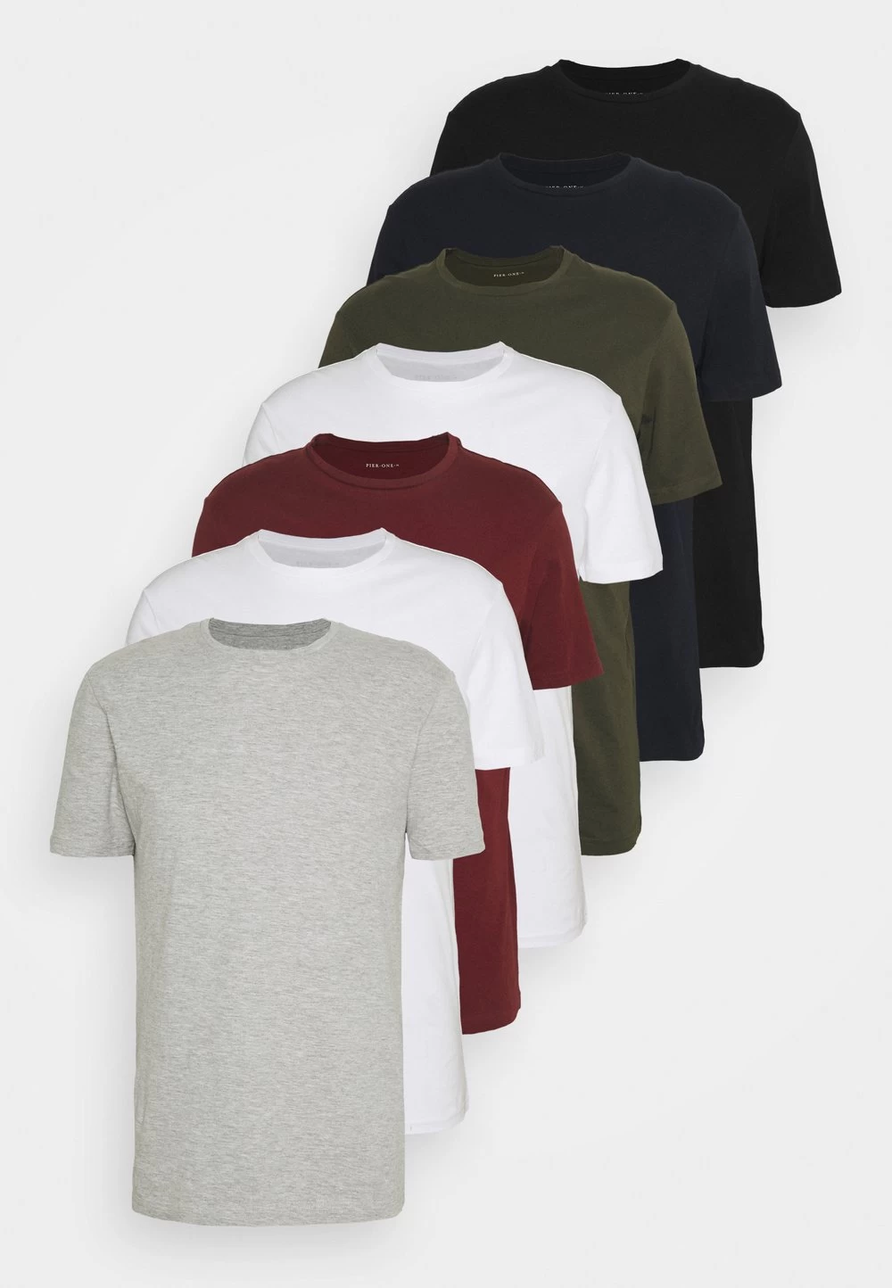 Pier One Soldes En Ligne 7 PACK – T-shirt Basique T-shirts Col Rond Homme 10 Pier One Soldes En Ligne 7 PACK – T-shirt Basique T-shirts Col Rond Homme – Image 10
