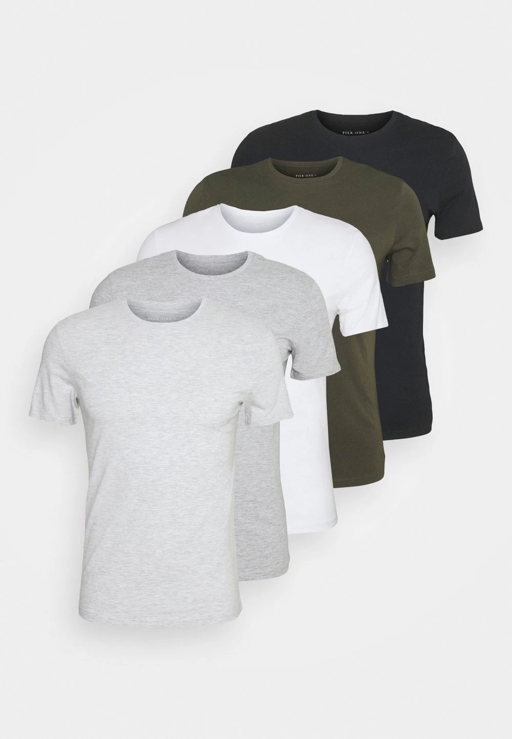 Prix Ourlé Pier One 5 PACK – T-shirt Basique T-shirts & Polos Col Rond Homme 11 Prix Ourlé Pier One 5 PACK – T-shirt Basique T-shirts & Polos Col Rond Homme – Image 11
