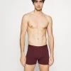 Petit Prix Pier One 3 PACK – Shorty – Bordeaux/off-white Sous-vêtements Normale Homme
