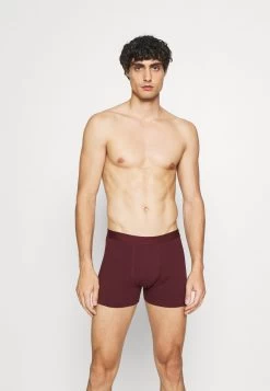 Petit Prix Pier One 3 PACK – Shorty – Bordeaux/off-white Sous-vêtements Normale Homme