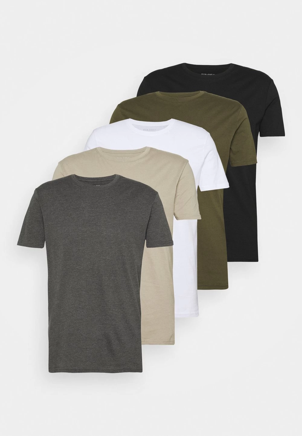 Prix Ourlé Pier One 5 PACK – T-shirt Basique T-shirts & Polos Col Rond Homme 6 Prix Ourlé Pier One 5 PACK – T-shirt Basique T-shirts & Polos Col Rond Homme – Image 6