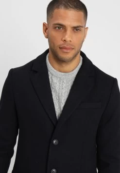 Pier One Qualité Garantie 100% Manteau Classique Manteaux Col Revers Homme -Pier One Boutique cd07d3929bde42a3adc2752e1c4cdd4e