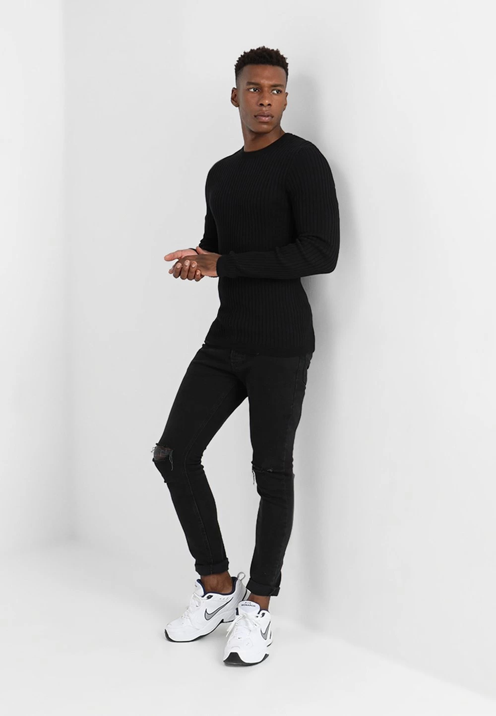 Pier One Bon Rapport Coût-Efficacité Pullover Pulls & Gilets Col Rond Homme 2 Pier One Bon Rapport Coût-Efficacité Pullover Pulls & Gilets Col Rond Homme – Image 2