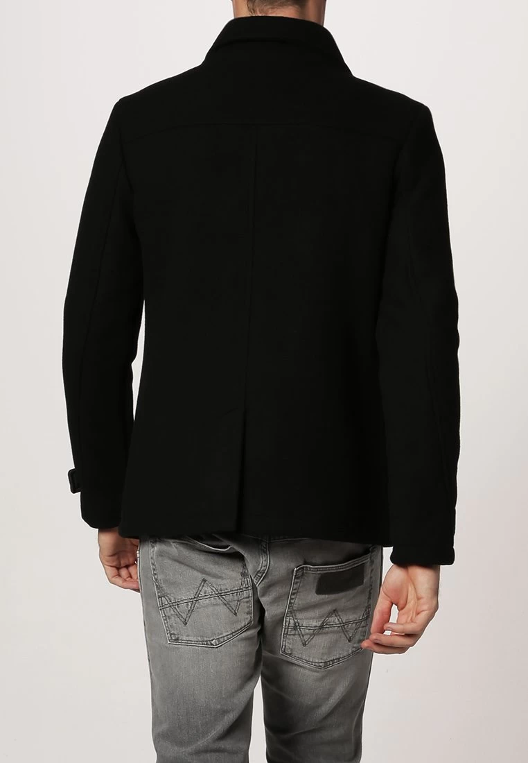 Haute Qualité Pier One Manteau Court Manteaux Col Revers Homme 4 Haute Qualité Pier One Manteau Court Manteaux Col Revers Homme – Image 4